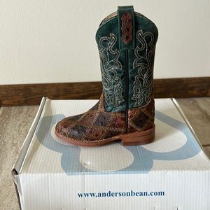 Brand new in box angry bird patchwork Anderson bean boots